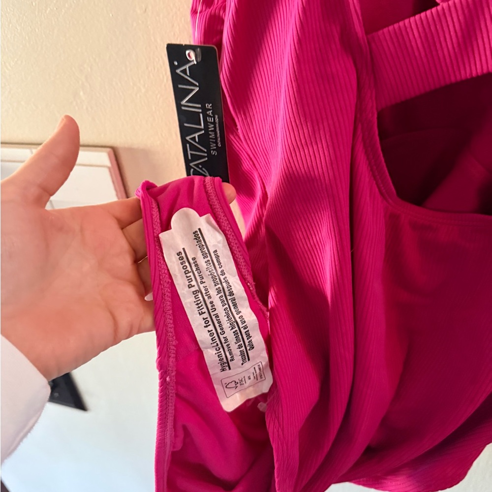 Catalina Fuchsia Swimsuit - Picture 6 of 7